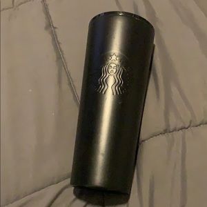 Matte Black Starbucks Cup